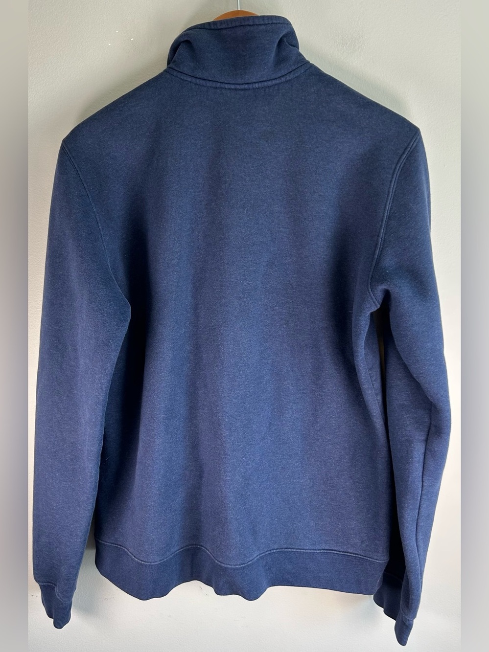 J Lindeberg Men’s Full Zip Sweater Jacket Size L Blue Fleece Jeremy Soft Cotton - Picture 7 of 10